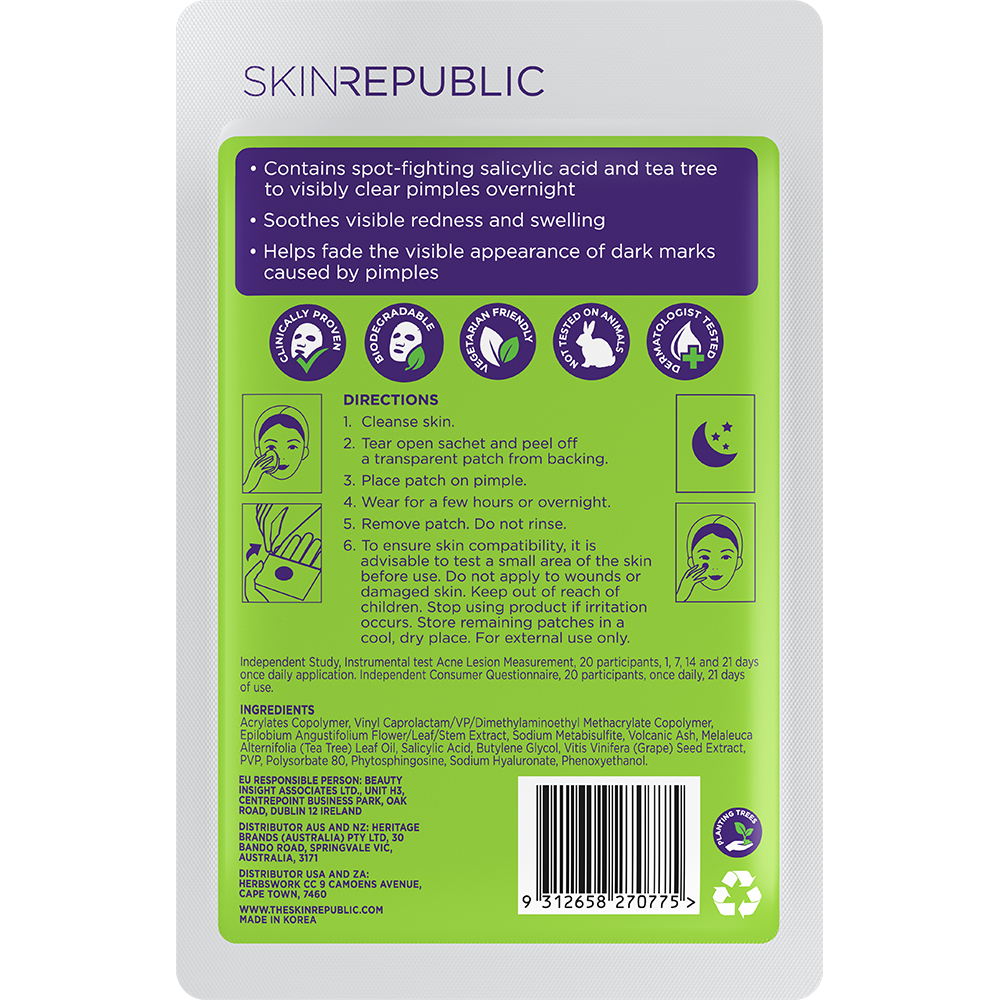 10 Pack Spot Clear Patches