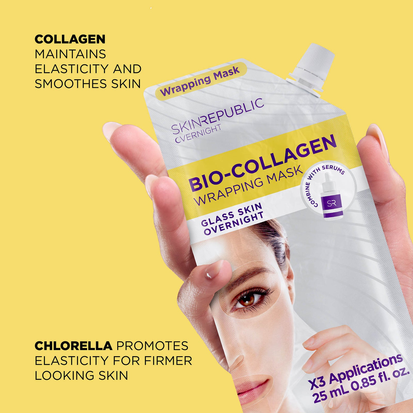 10 Pack Bio-Collagen Overnight Wrapping Mask