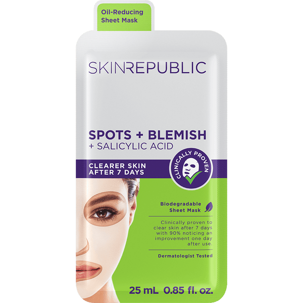 Spots + Blemish Face Mask Sheet