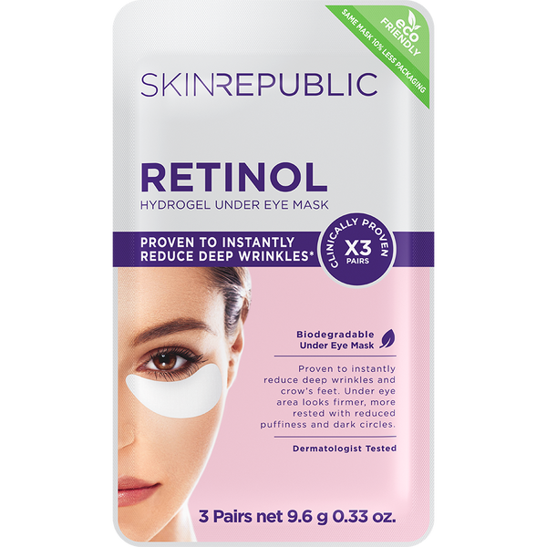 Retinol Biodegradable Hydrogel Under Eye Patch (3 Pairs)