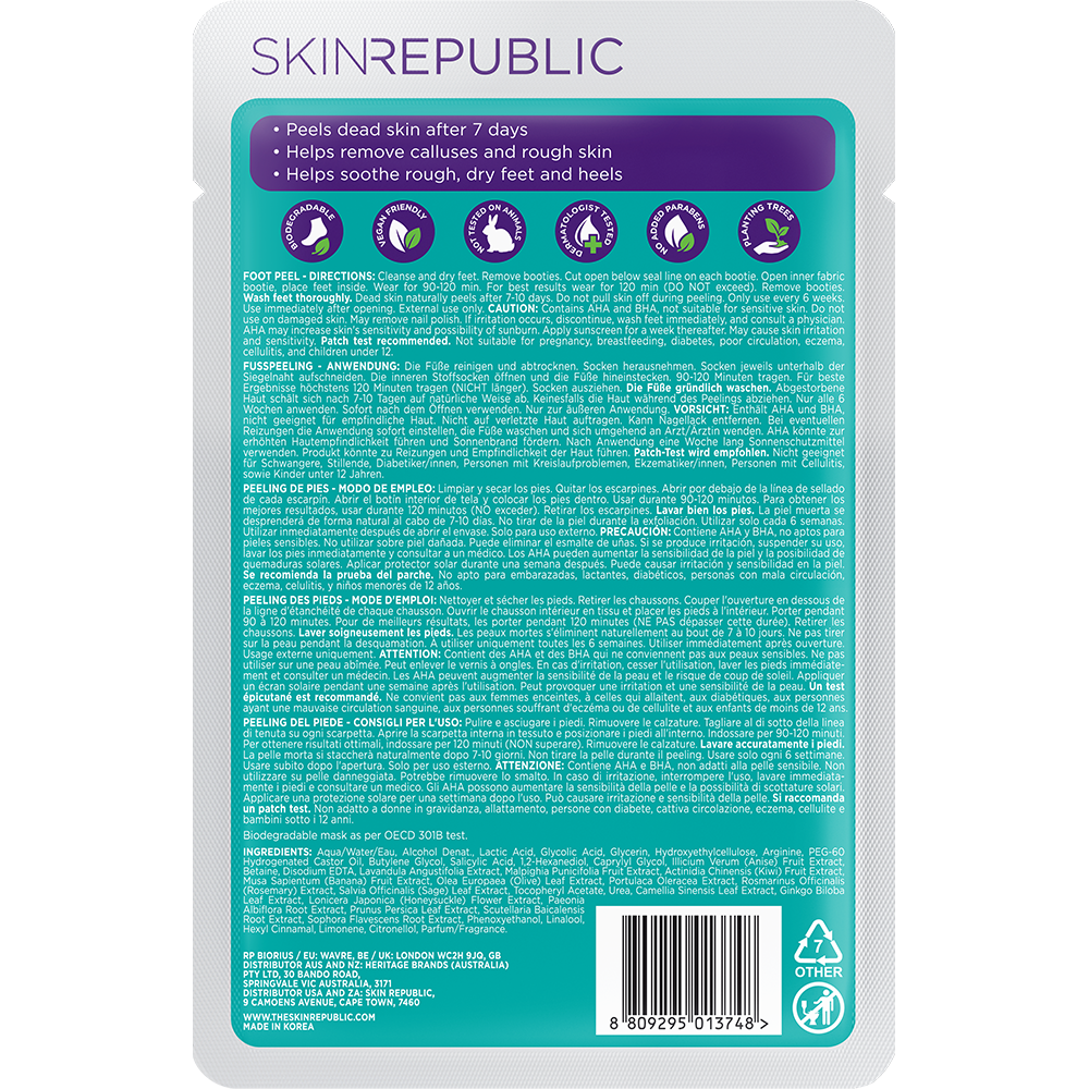 Biodegradable Foot Peel