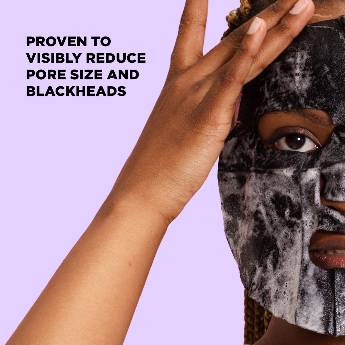 10 Pack Bubble Purifying + Charcoal Face Mask Sheet