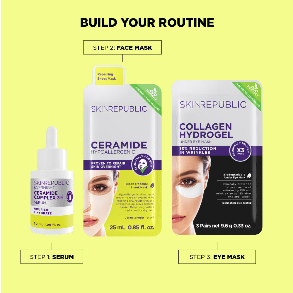 Ceramide Face Mask x3
