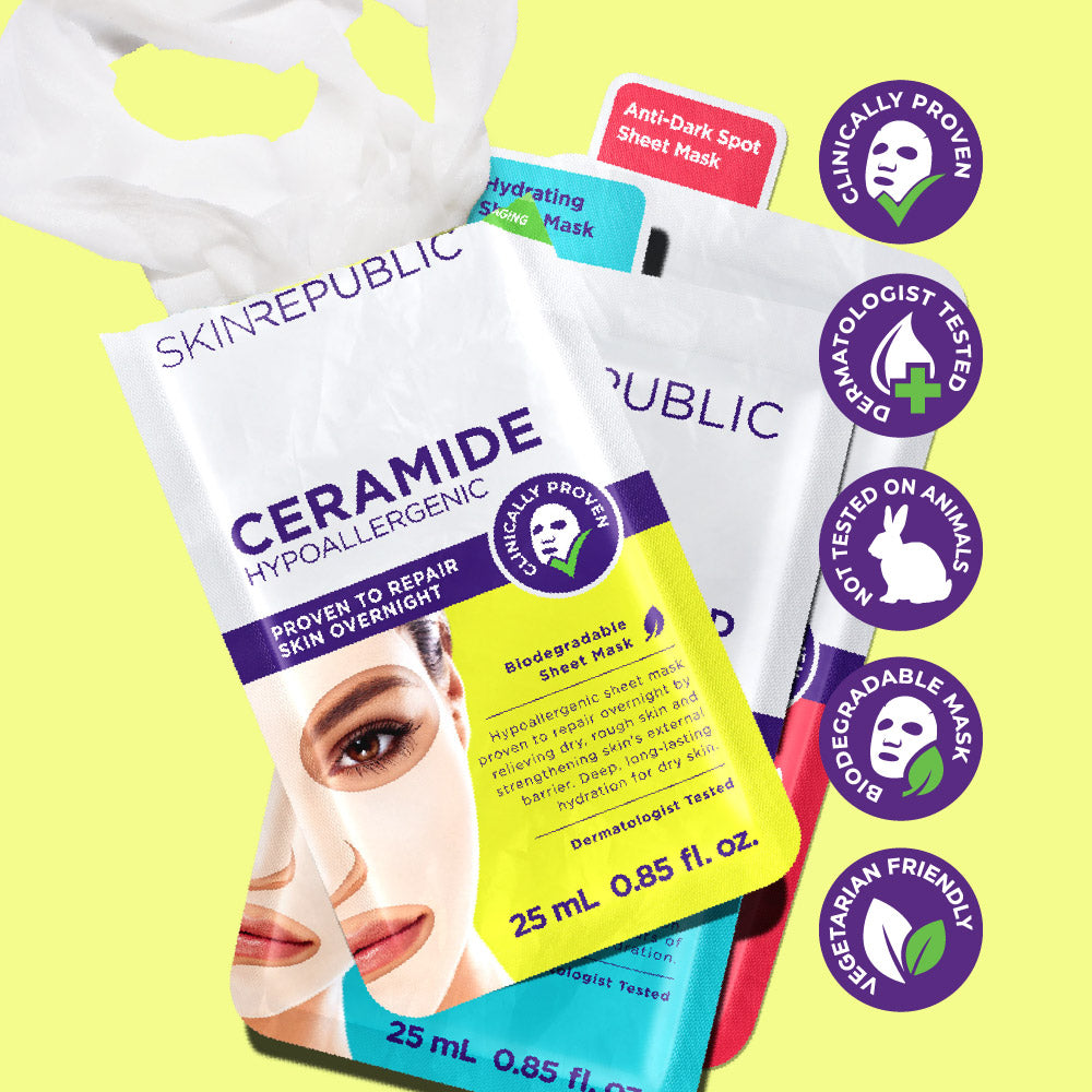 Ceramide Face Mask x3