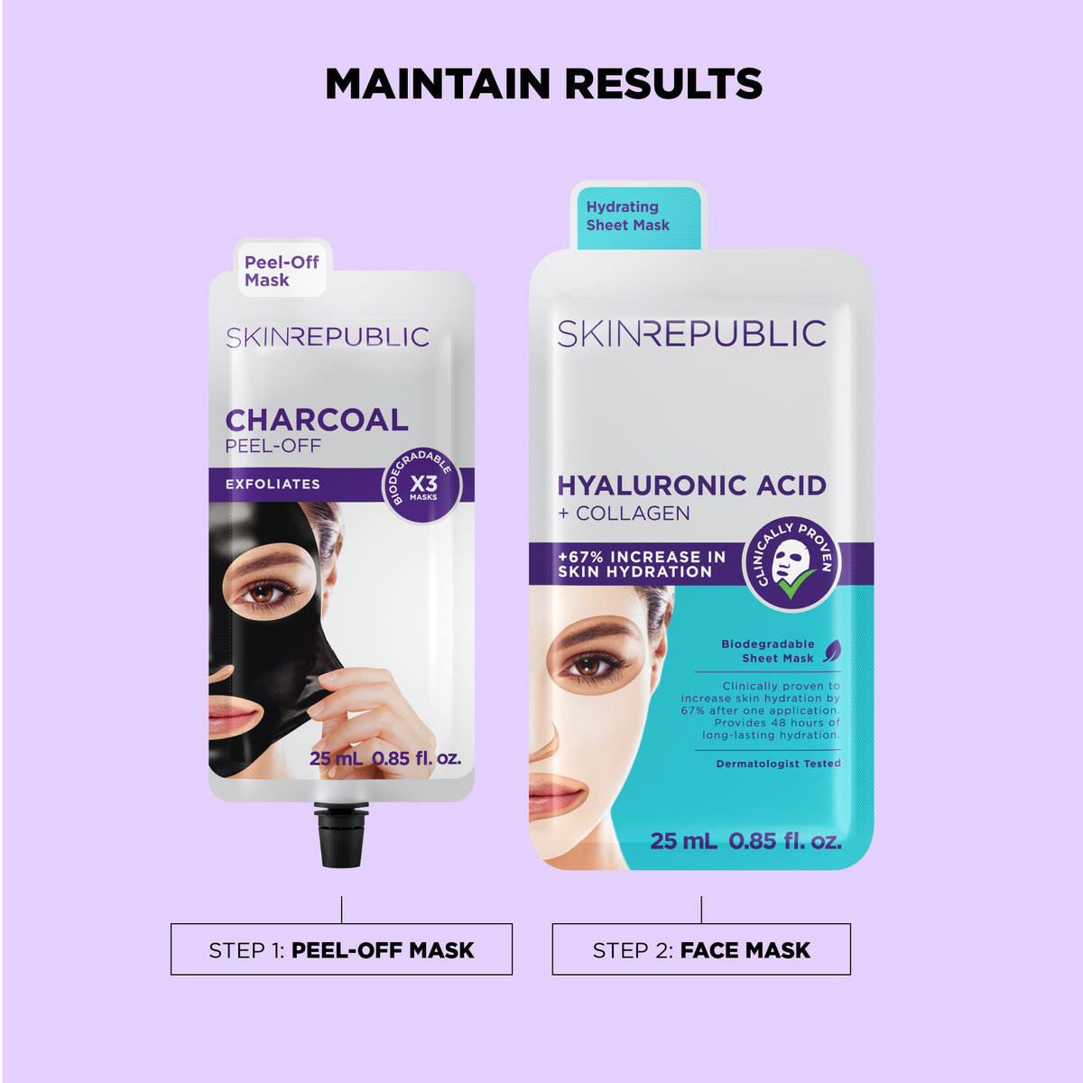 Charcoal Peel-Off Face Mask (3 Applications)