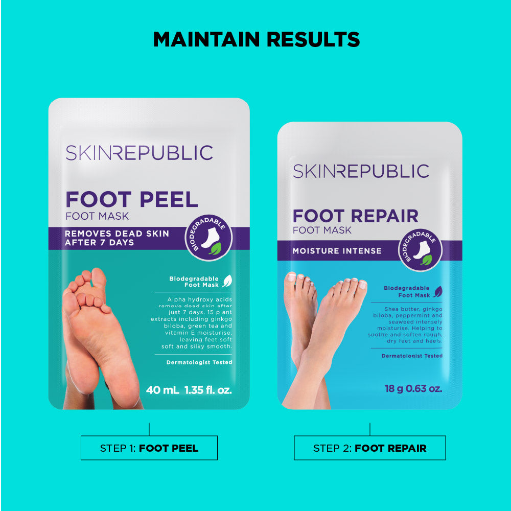 10 Pack Biodegradable Foot Peel