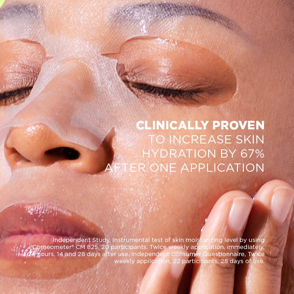 Hyaluronic Acid + Collagen Biodegradable Face Mask Sheet