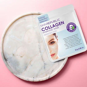 10 Pack Collagen Biodegradable Hydrogel Face Mask Sheet