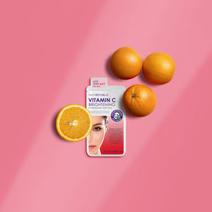10 Pack Brightening Vitamin C Biodegradable Face Mask Sheet