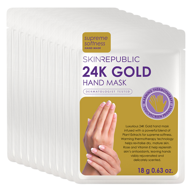 10 Pack 24K Gold Hand Mask