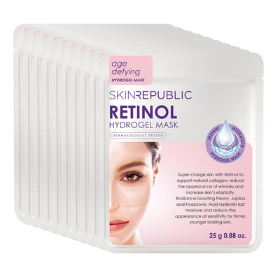 10 Pack Retinol Hydrogel Face Mask
